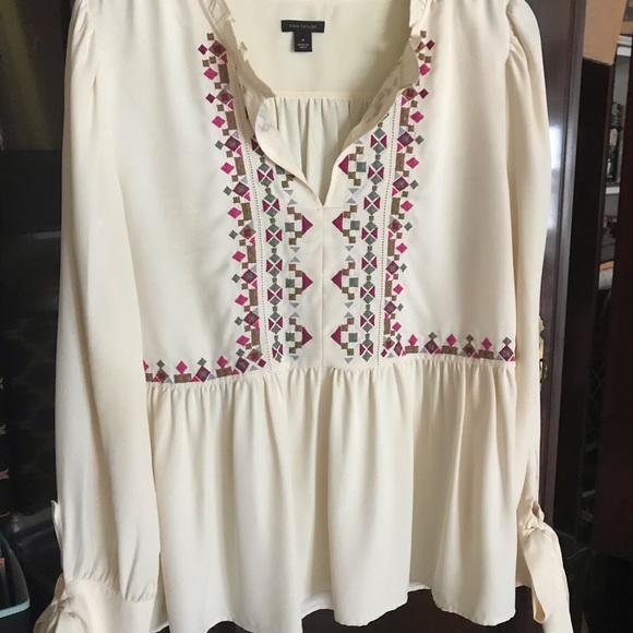 Ann Taylor Hippie Blouse - Picture 1 of 5